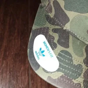 adidas Trefoil Army Green Camo Strapback Hat Adidas Originals Trefoil Logo Military Army Green Camo  main image 2